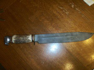 LARGE BOWIE KNIFE