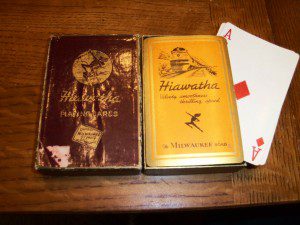 HIAWATHA RAILROAD PLAYING CARDS