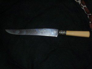 VINTAGE WINCHESTER KNIFE IVORY HANDLE