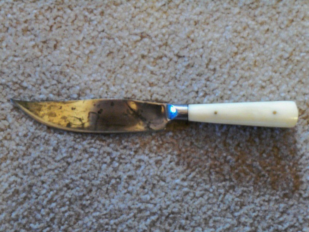 IVORY HANDLE SKINNING KNIFE S&H Civil War Antiques