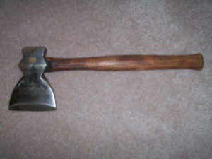 Vintage Shapleigh's HAMMER FORGED axe