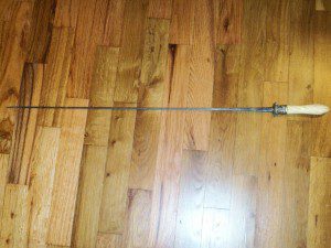 IVORY HANDLE SWORD CANE BLADE.