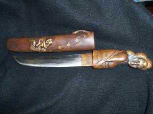 ANTIQUE JAPANESE KNIFE.