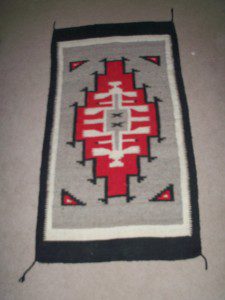 VINTAGE NAVAJO RUG.