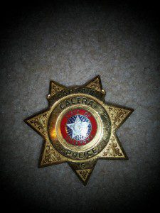 7 STAR CAPTAIN POLICE BADGE.