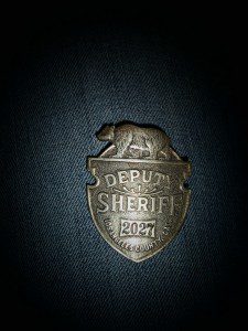 ANTIQUE CALIFORNIA SHERIFF BADGE.
