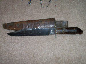 TEXAS BOWIE KNIFE.