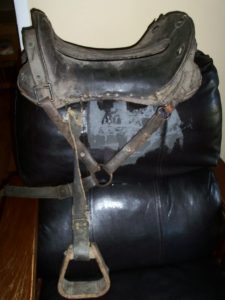 INDIAN WARS SADDLE.