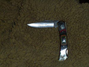 CHEROKEE WARRIOR POCKET KNIFE.