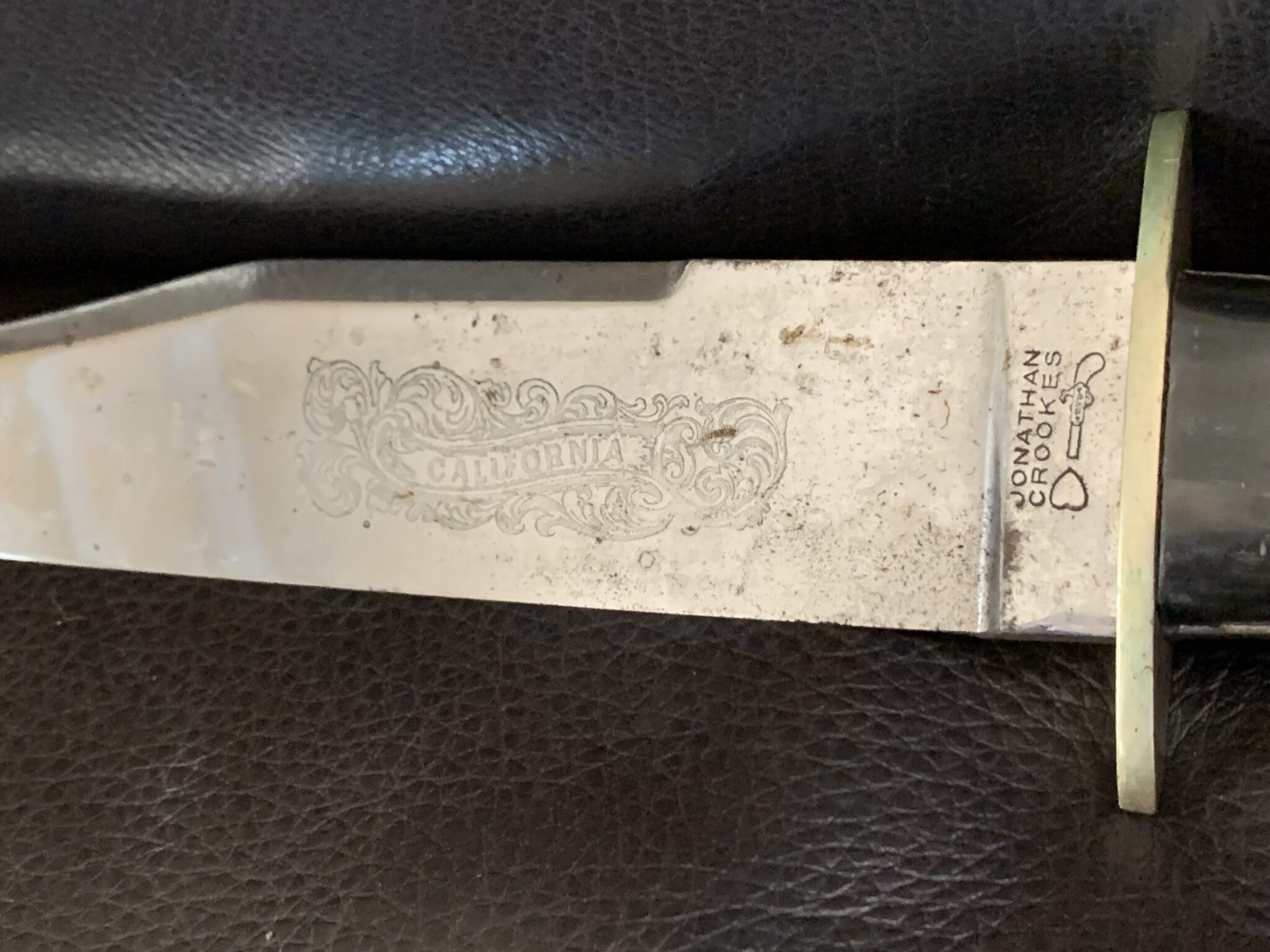 Old Large Mexican Knife With Bowie Like Blade Auction