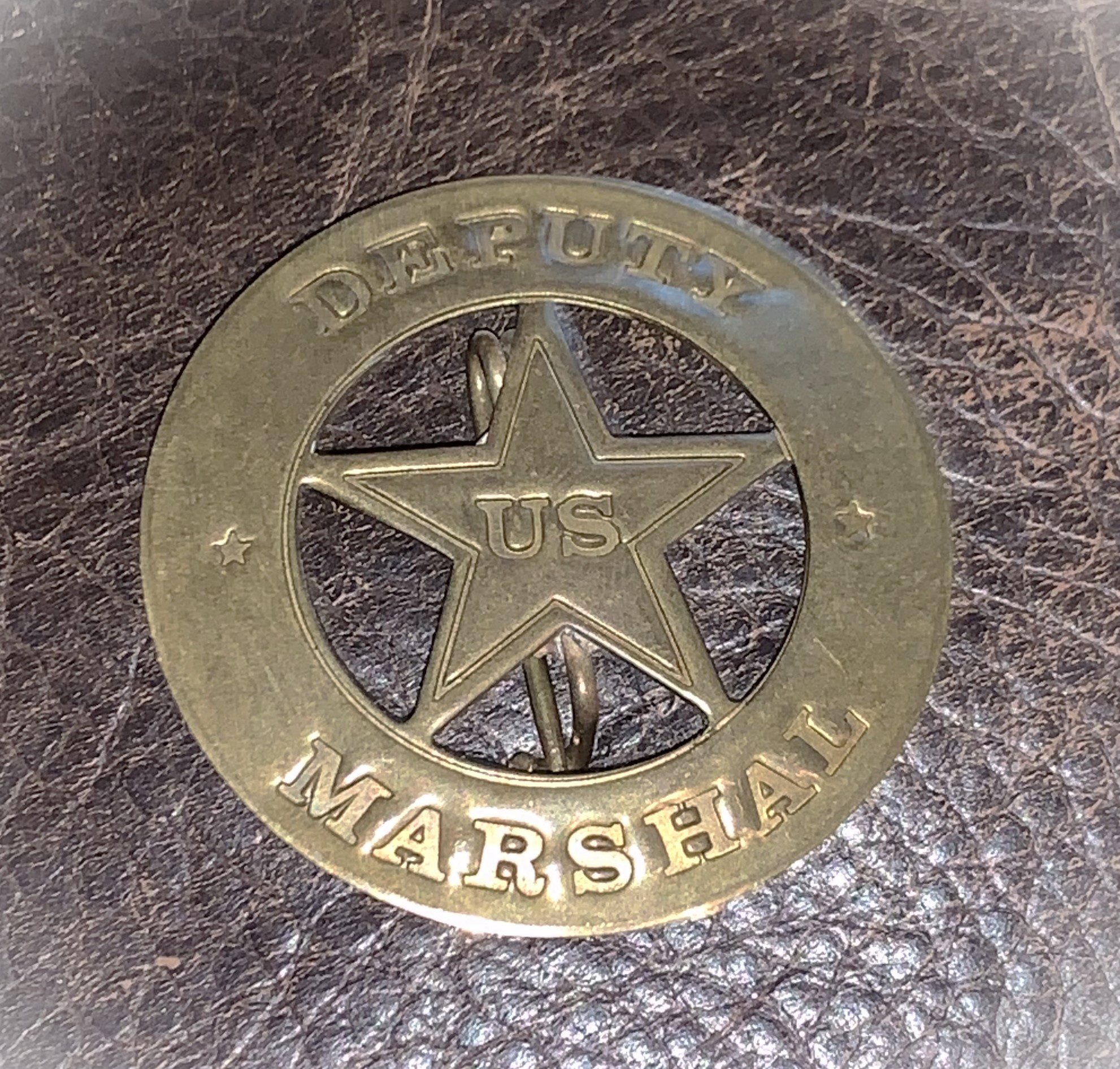 Round Deputy US Marshal Badge
