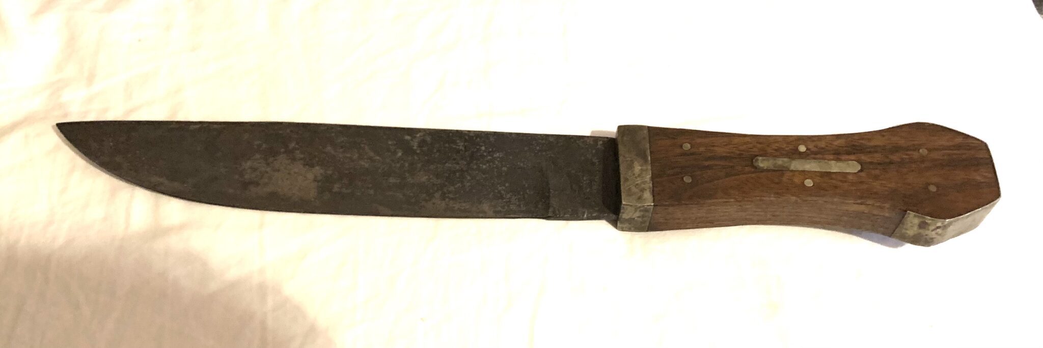 MEXICAN WAR CIVIL WAR SAMUEL JACKSON BOWIE KNIFE EBONY & SILVER GRIP N –  Rachele Mandel Gallery